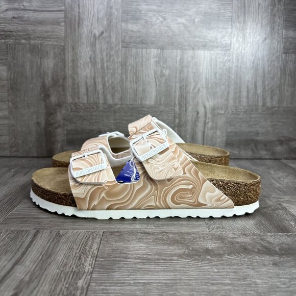 Birkenstock Arizona Women's size 9/Euro 40 New Beige Double Strap Sandals - Picture 5 of 7